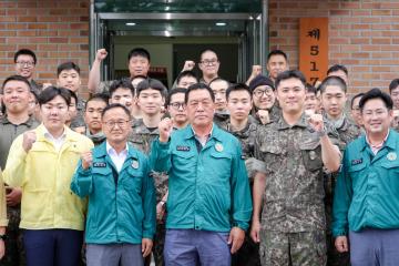 2025년 을지훈련 참여자 격려방문(5171부대 2대대)