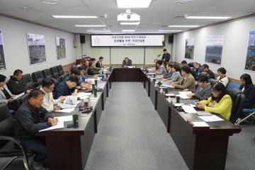 안성시의회 제8대 후반기 의장단 의정활동 관련 기자간담회