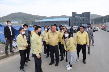 공사현장 붕괴사고 현장확인