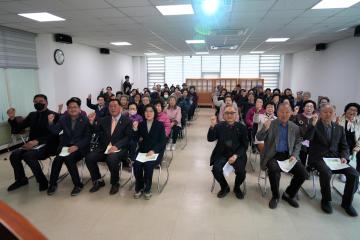 서안성 노인대학 개강식