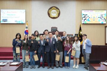 2025년 브레아시 청소년 방문단 안성시의회 견학