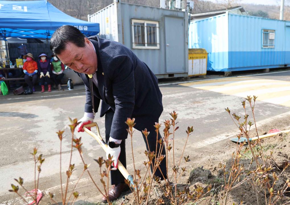 '2024년 안성맞춤 마을공동체 신장리 마을 꽃밭 가꾸기 행사' 게시글의 사진(8)