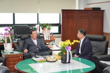 박귀석 안성시선거관리위원회 사무국장 방문