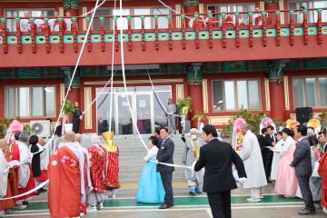 안성삼봉사 삼존불대불보전낙성식